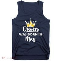 A Queen Was Born In May Birthday Tank Top thumb 0