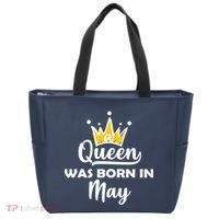 A Queen Was Born In May Birthday Tote Bag thumb 0