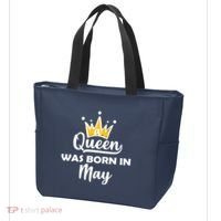 A Queen Was Born In May Birthday Tote Bag thumb 3