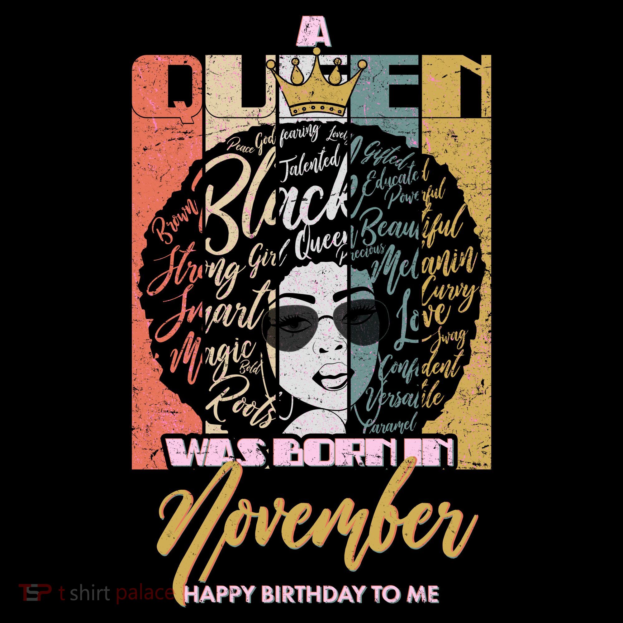 A Queen Was Born In November Happy Coffee Mug