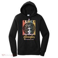 A Queen Was Born In November Happy Women's Hoodie thumb 0