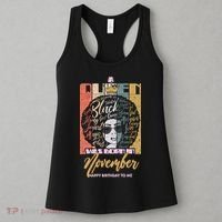 A Queen Was Born In November Happy Women's Tank Top thumb 3