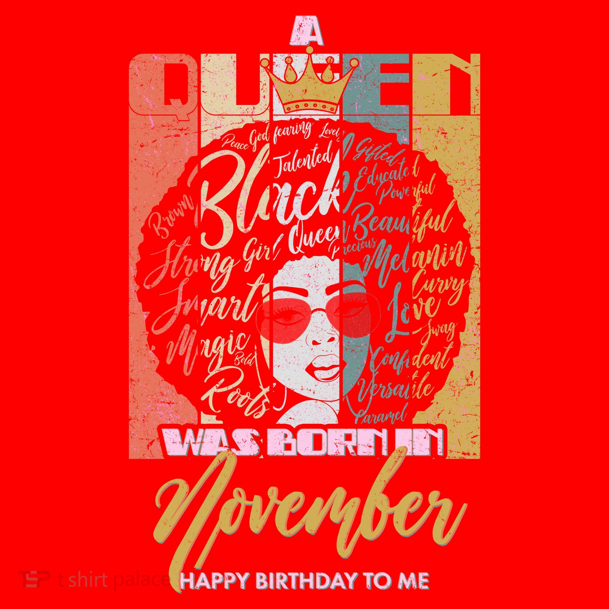 A Queen Was Born In November Happy Santa Hat