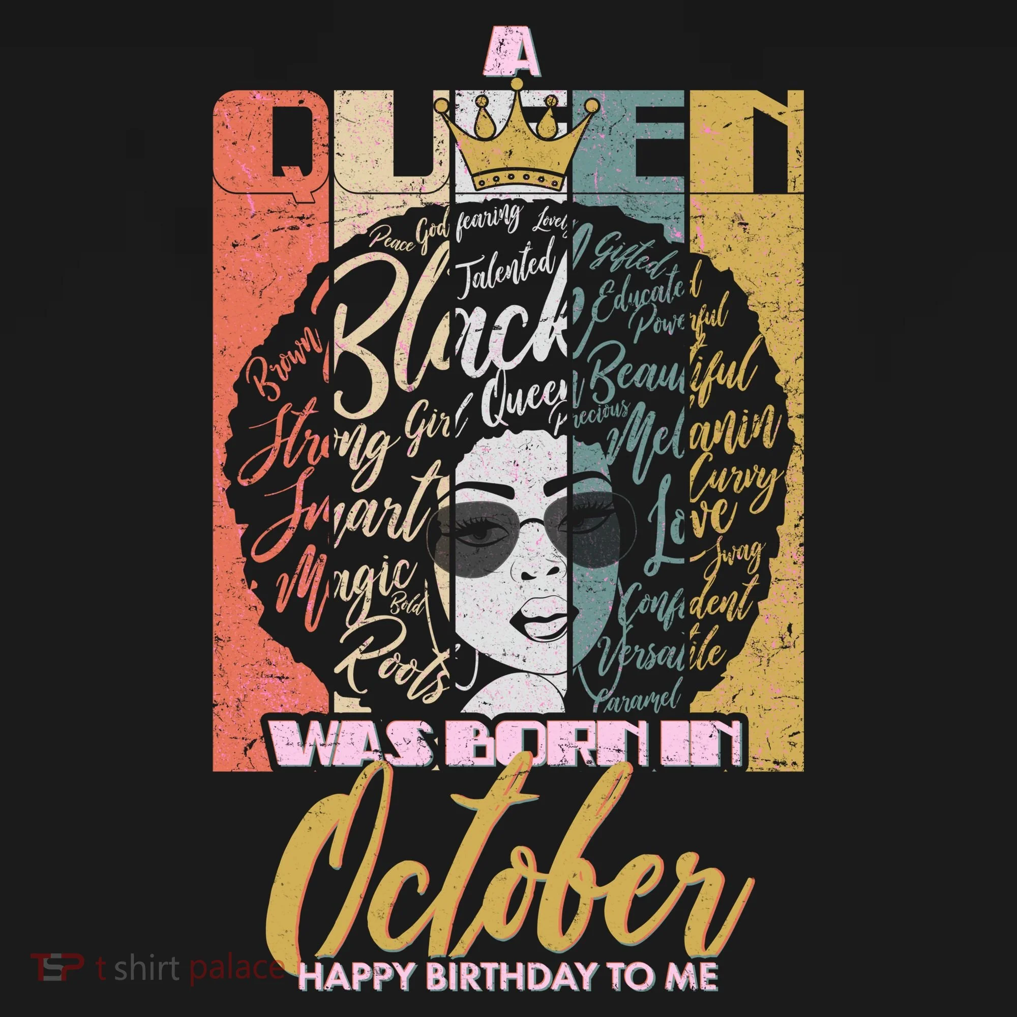 A Queen Was Born In October Doggie Tank