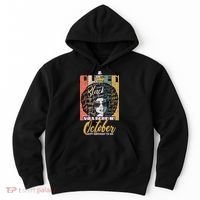 A Queen Was Born In October Hoodie thumb 0