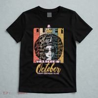 A Queen Was Born In October T-Shirt thumb 5