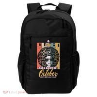 A Queen Was Born In October Backpack thumb 0