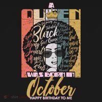 A Queen Was Born In October Backpack thumb 2