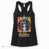 A Queen Was Born In October Women's Tank Top thumb 0