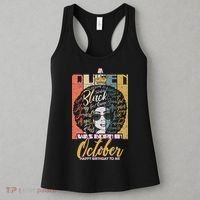 A Queen Was Born In October Women's Tank Top thumb 3