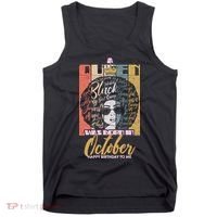 A Queen Was Born In October Tank Top thumb 0