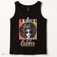 A Queen Was Born In October Tank Top thumb 2