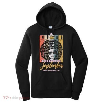 A Queen Was Born In September Women's Hoodie