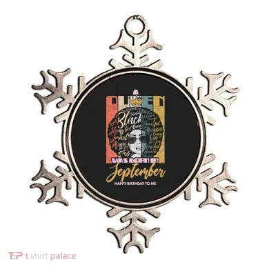 A Queen Was Born In September Ornament
