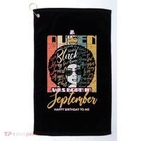 A Queen Was Born In September Golf Towel thumb 0