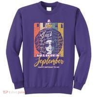 A Queen Was Born In September Sweatshirt thumb 0