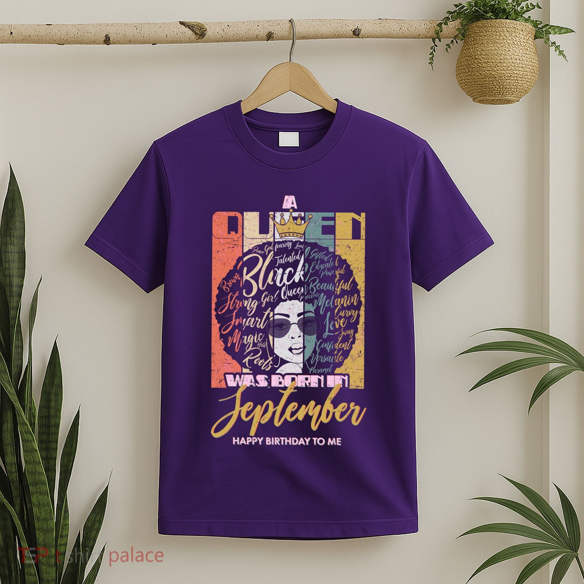 A Queen Was Born In September T-Shirt