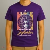 A Queen Was Born In September T-Shirt thumb 3