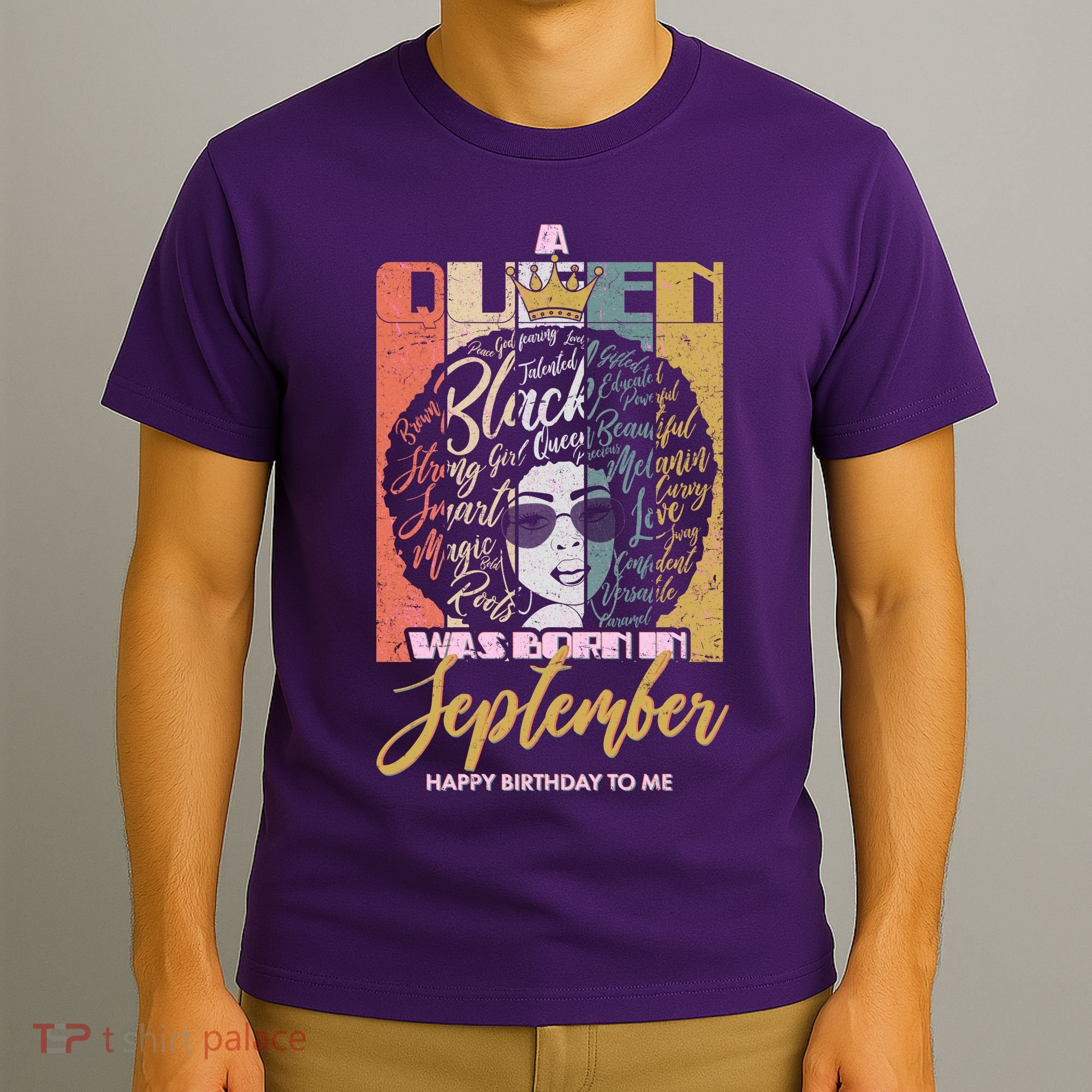 A Queen Was Born In September T-Shirt
