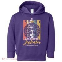 A Queen Was Born In September Toddler Hoodie thumb 0
