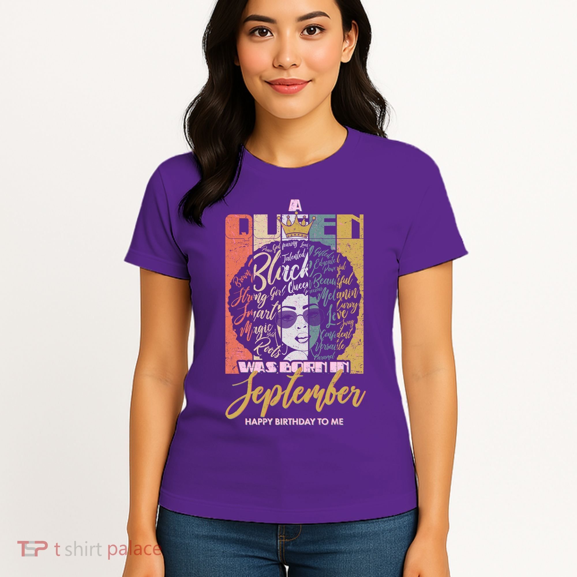 A Queen Was Born In September Women's T-Shirt