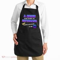 A Queen Was Born In September Happy Birthday To Me Apron thumb 2