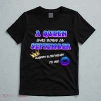A Queen Was Born In September Happy Birthday To Me T-Shirt thumb 5