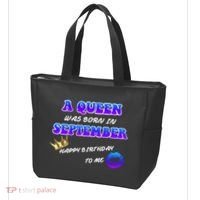 A Queen Was Born In September Happy Birthday To Me Tote Bag thumb 3