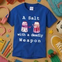 A Salt With A Deadly Weapon Kids T-Shirt thumb 3