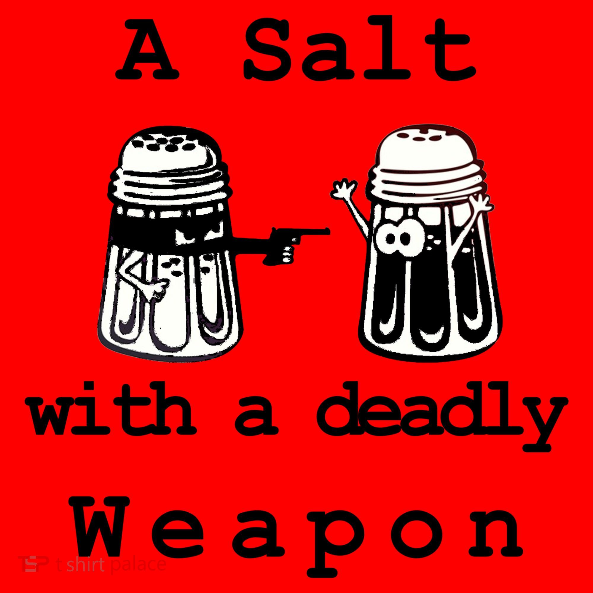 A Salt With A Deadly Weapon Santa Hat