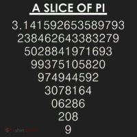A Slice of Pi Pie Funny Pi Day Math Geek Logo Golf Towel thumb 3