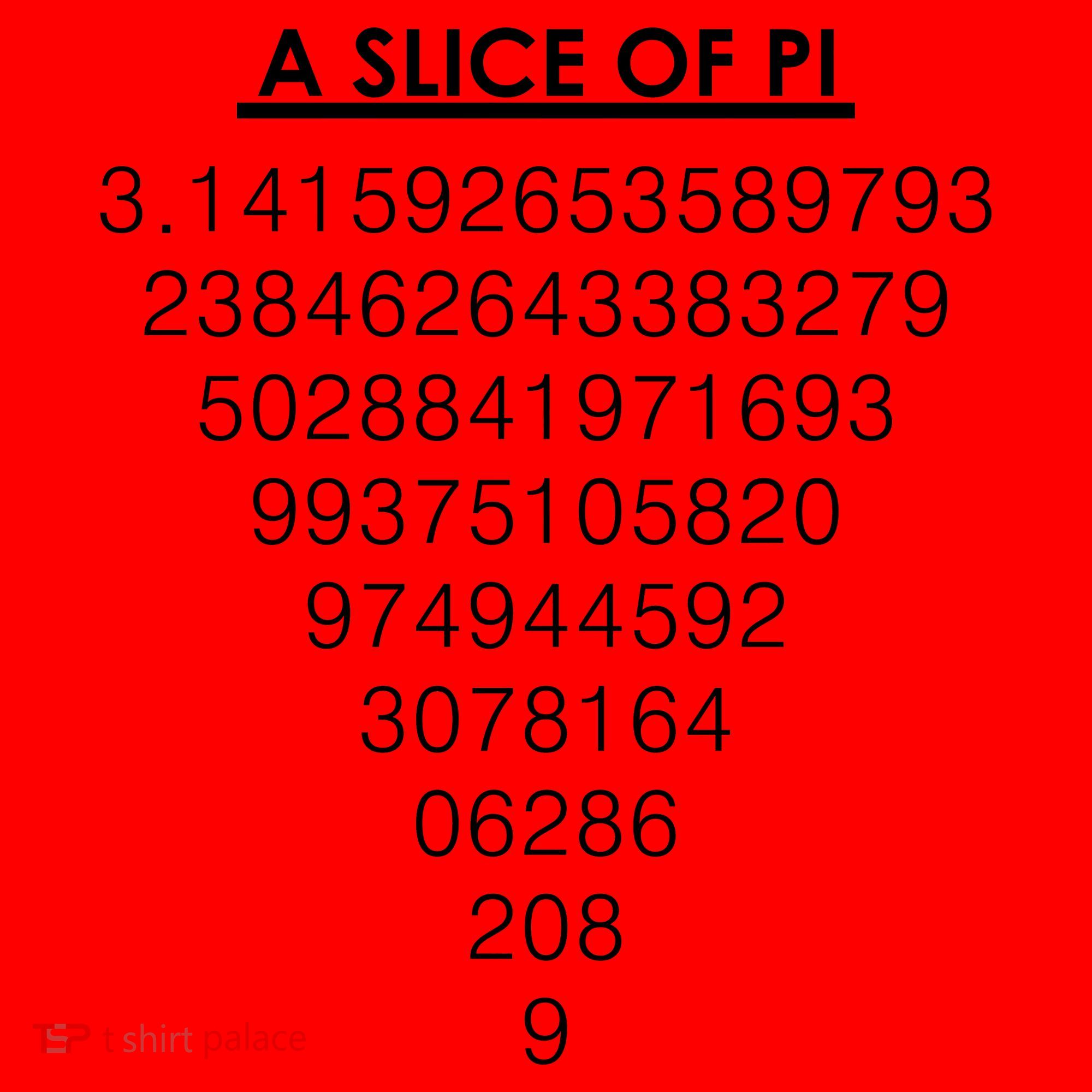 A Slice of Pi Pie Funny Pi Day Math Geek Logo Santa Hat