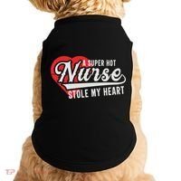 A Super Hot Nurse Stole My Heart Doggie Tank thumb 0