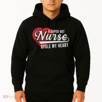 A Super Hot Nurse Stole My Heart Hoodie thumb 2