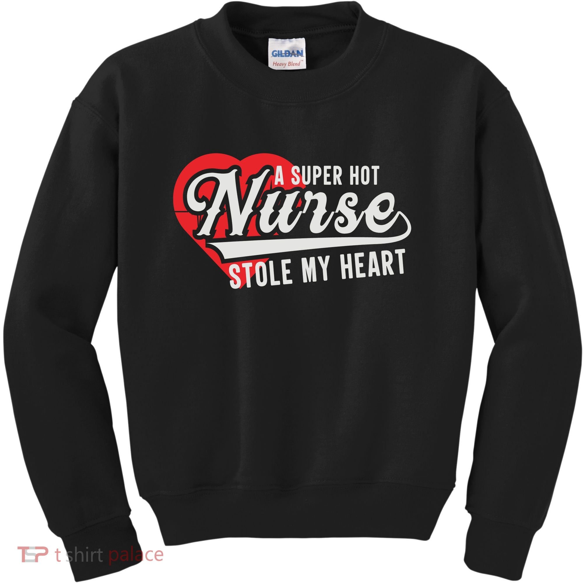 A Super Hot Nurse Stole My Heart Kids Sweatshirt