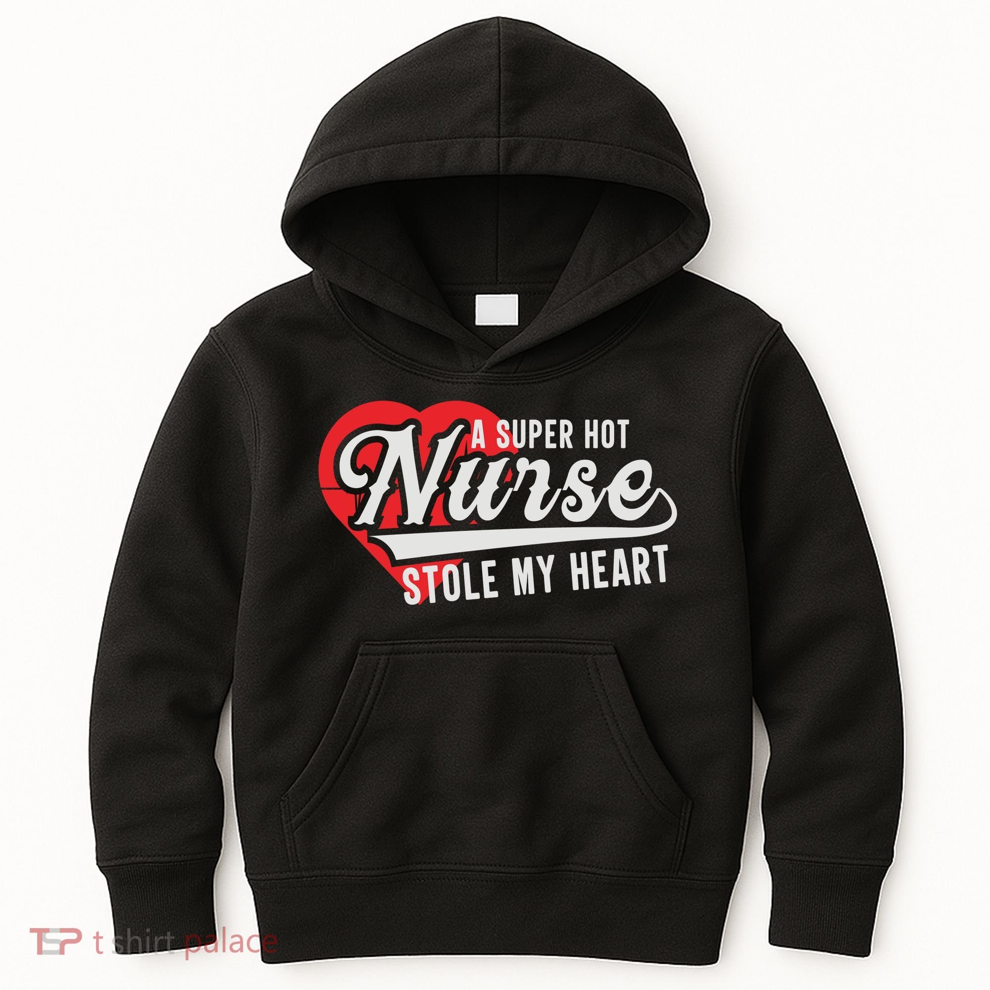 A Super Hot Nurse Stole My Heart Kids Hoodie