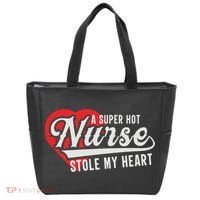 A Super Hot Nurse Stole My Heart Tote Bag thumb 0