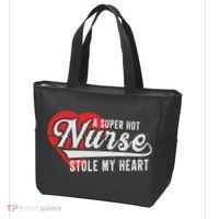 A Super Hot Nurse Stole My Heart Tote Bag thumb 3