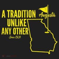 A Tradition Unlike Any Other Augusta Georgia Golfing Golf Towel thumb 3