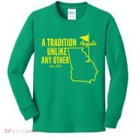 A Tradition Unlike Any Other Augusta Georgia Golfing Kids Long Sleeve Shirt thumb 0