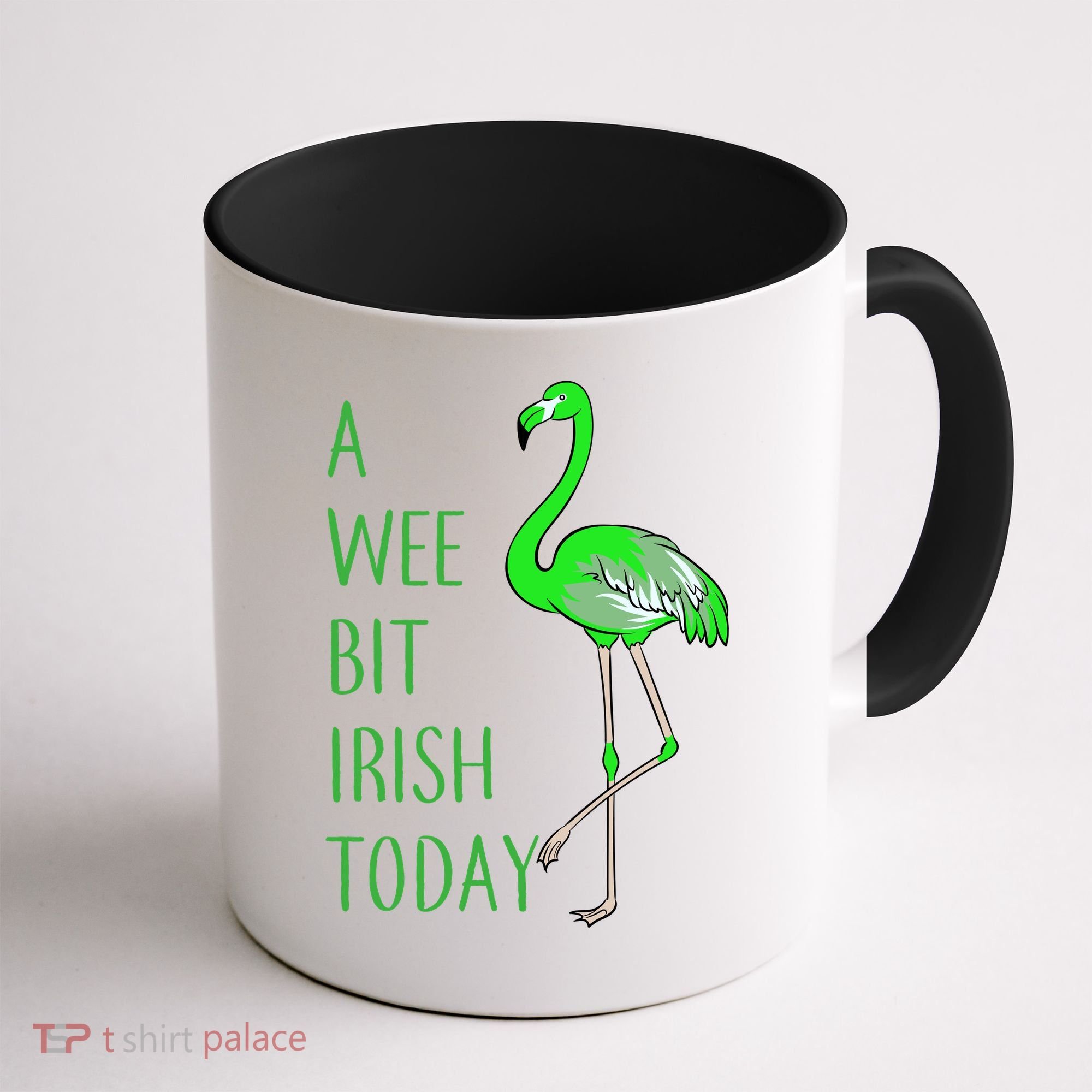 A Wee Bit Irish Today Flamingo Coffee Mug
