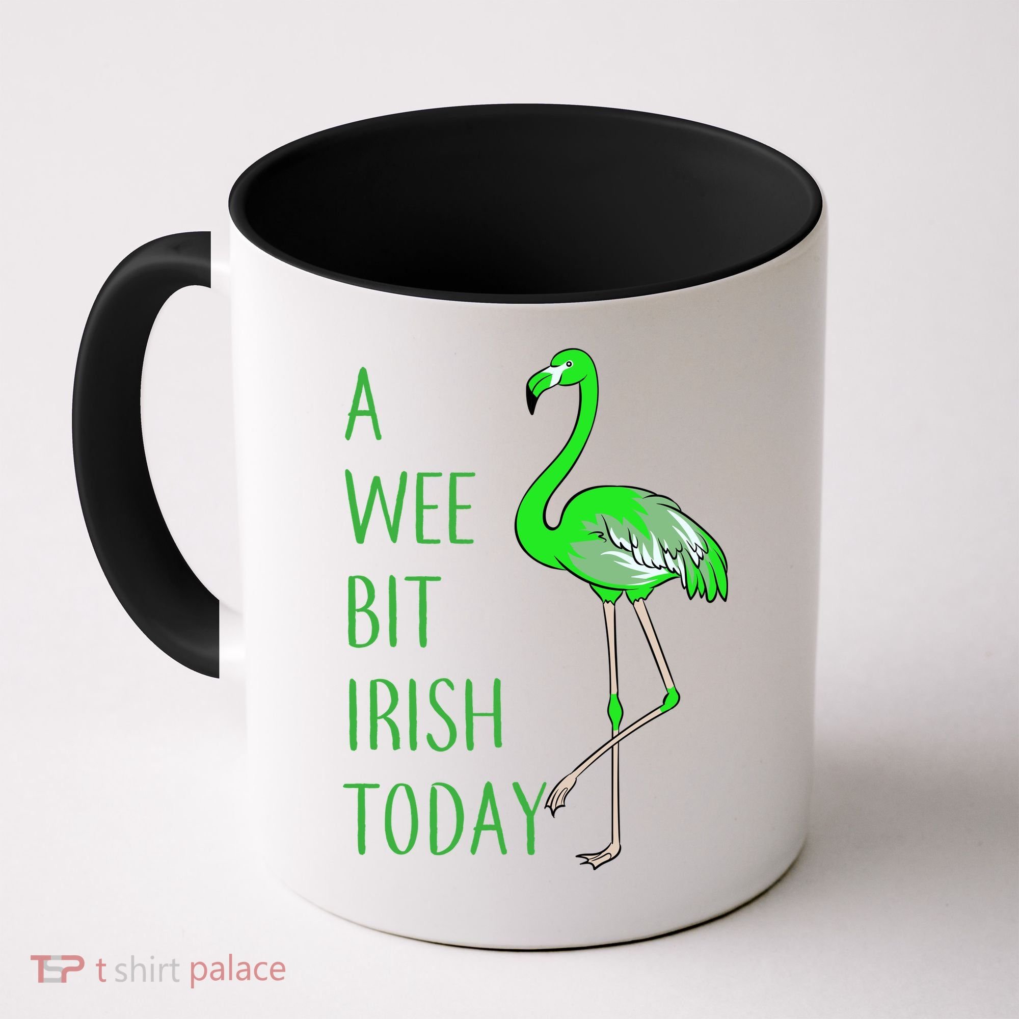 A Wee Bit Irish Today Flamingo Coffee Mug