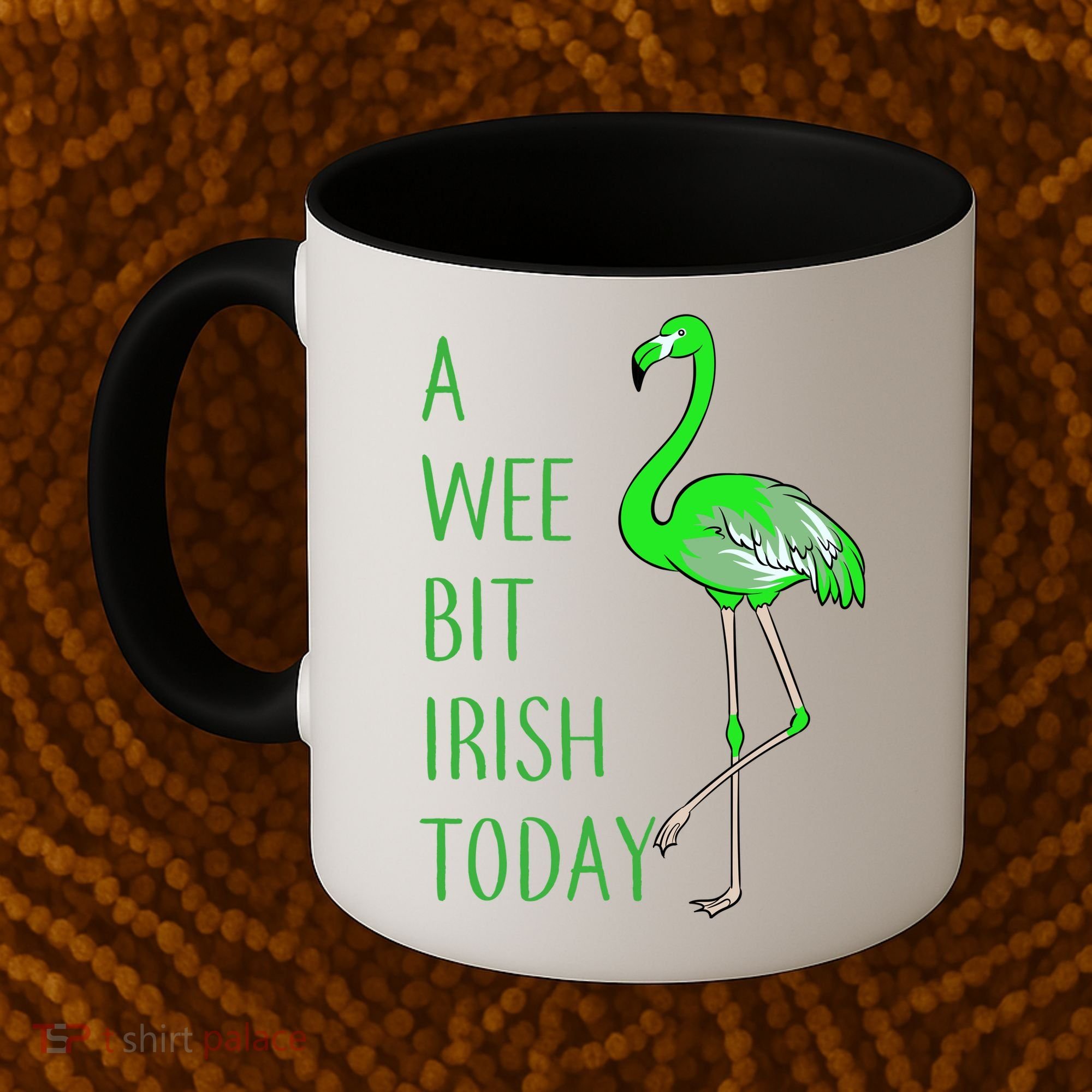 A Wee Bit Irish Today Flamingo Coffee Mug