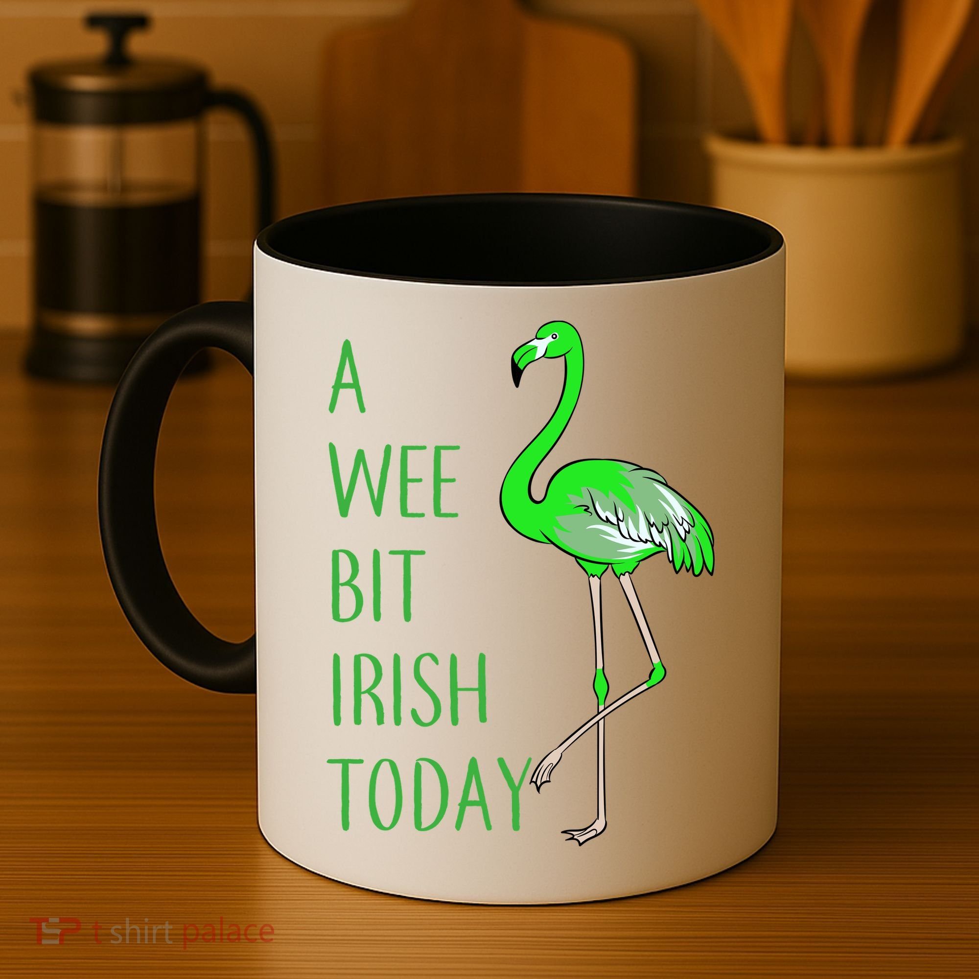 A Wee Bit Irish Today Flamingo Coffee Mug