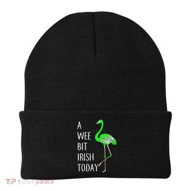 A Wee Bit Irish Today Flamingo Beanie