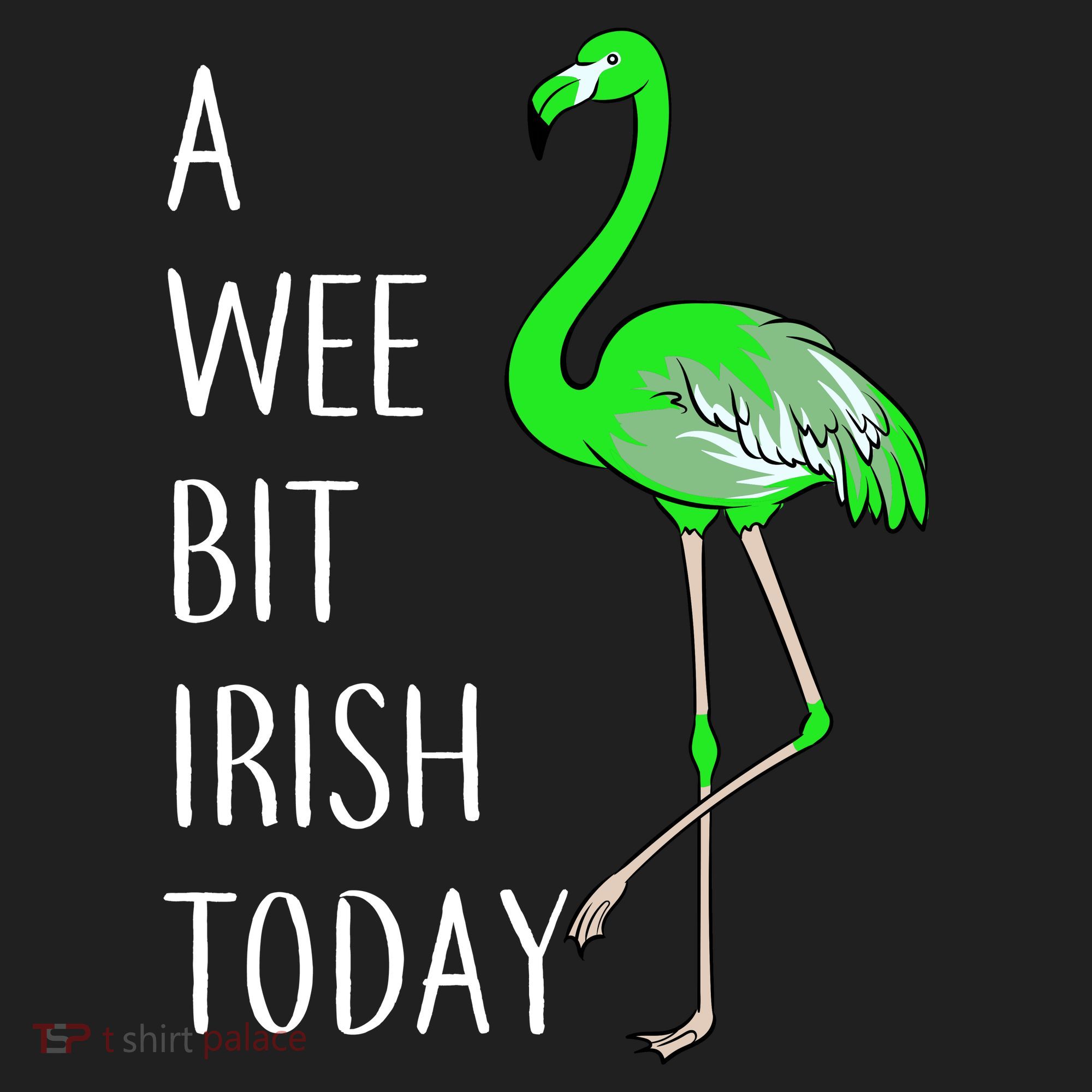 A Wee Bit Irish Today Flamingo Beanie