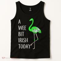 A Wee Bit Irish Today Flamingo Tank Top thumb 2