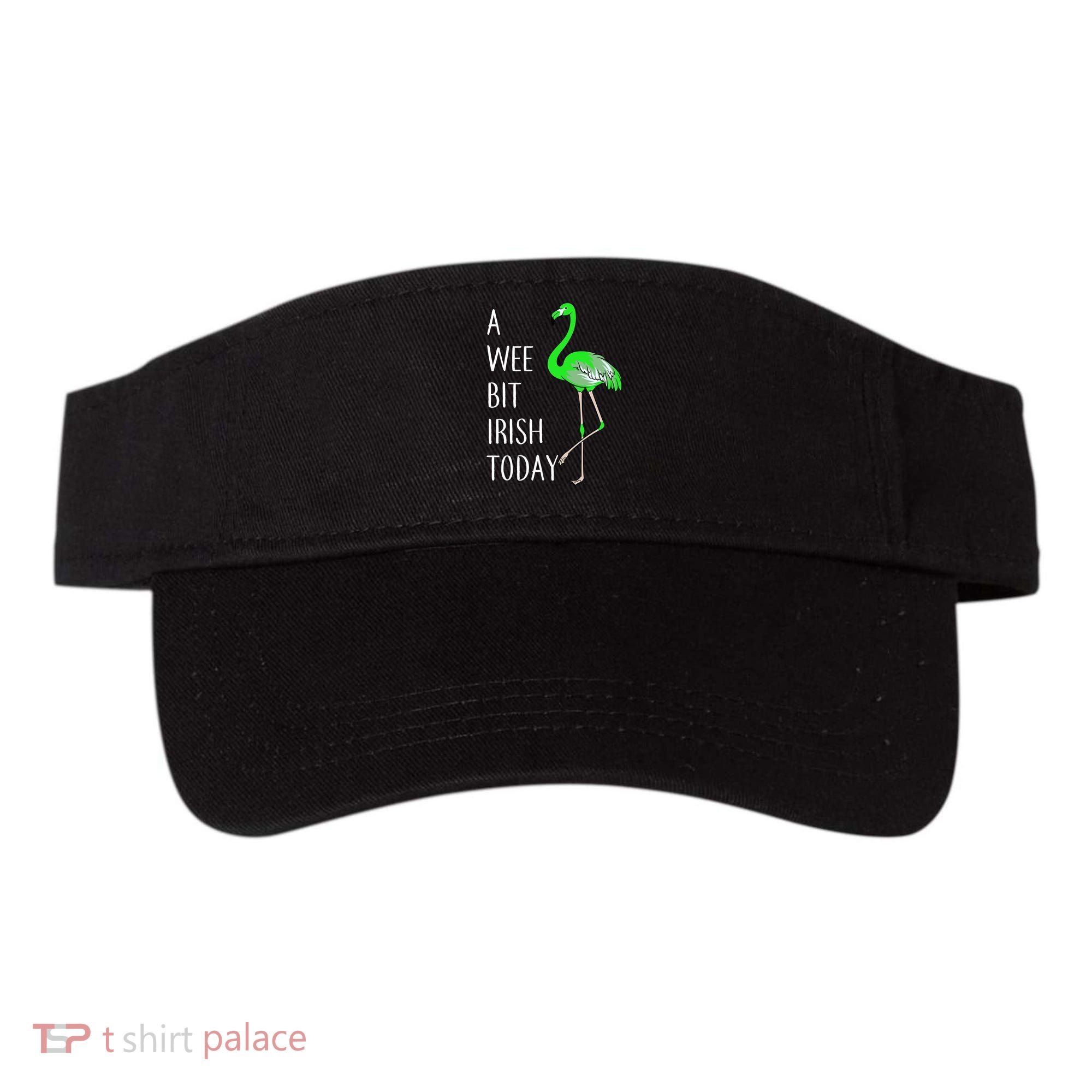 A Wee Bit Irish Today Flamingo Visor