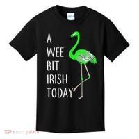 A Wee Bit Irish Today Flamingo Kids T-Shirt thumb 0