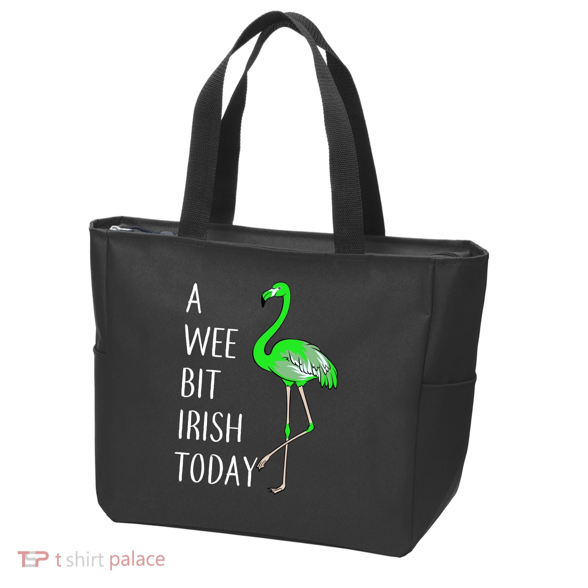 A Wee Bit Irish Today Flamingo Tote Bag